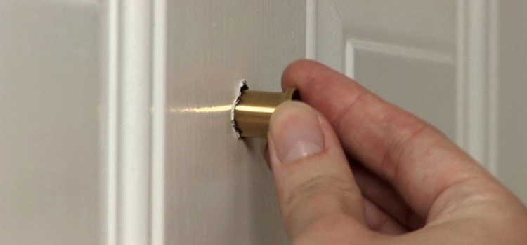 peephole door repair in Inglewood